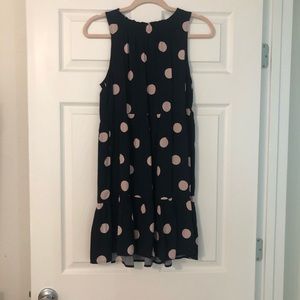LOFT Polka Dot Swing Dress